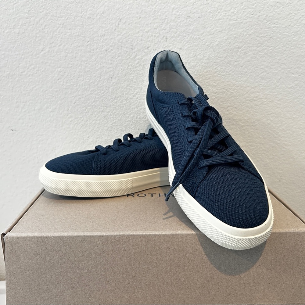 ROTHYS Mens/Unisex RS02 Sneakers in Navy, Size 10.5 / W12, New in Box